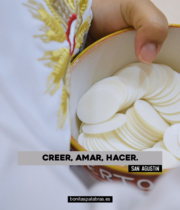 Imagen de Creer Amar Hacer