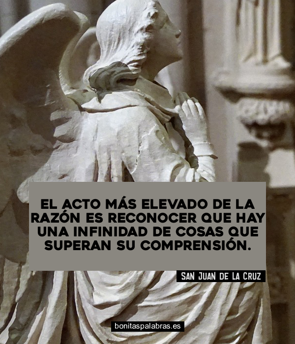 Imagen de El Acto Mas Elevado De La Razon Es Reconocer Que Hay Una Infinidad De Cosas Que Superan Su Comprension