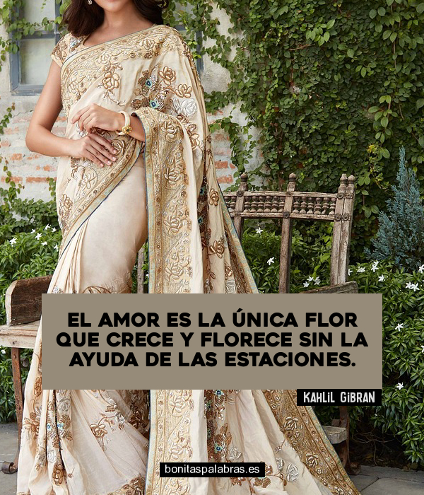 Imagen de El Amor Es La Unica Flor Que Crece Y Florece Sin La Ayuda De Las Estaciones