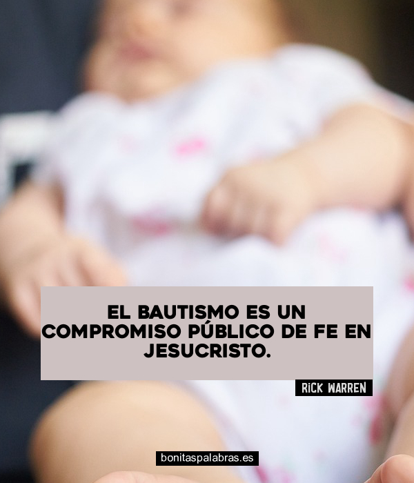 Imagen de El Bautismo Es Un Compromiso Publico De Fe En Jesucristo