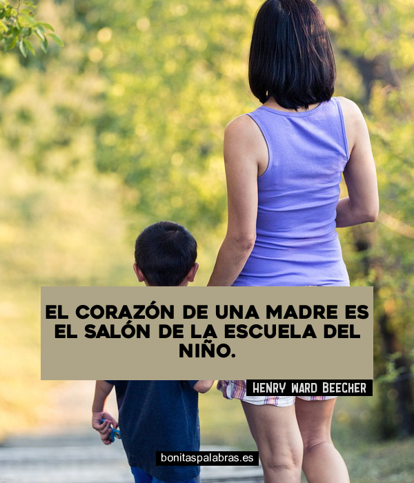 Imagen de El Corazon De Una Madre Es El Salon De La Escuela Del Nino