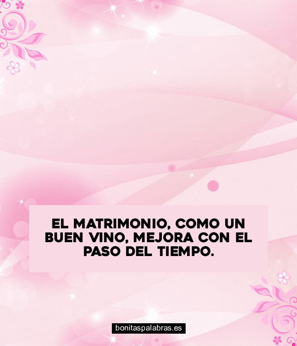 Imagen de El Matrimonio Como Un Buen Vino Mejora Con El Paso Del Tiempo