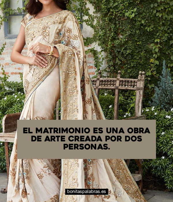 Imagen de El Matrimonio Es Una Obra De Arte Creada Por Dos Personas