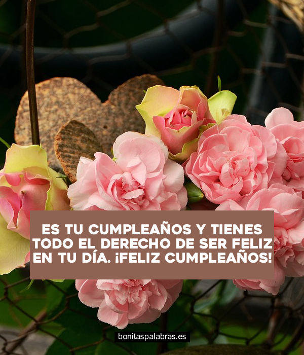 Imagen de Es Tu Cumpleanos Y Tienes Todo El Derecho De Ser Feliz En Tu Dia Feliz Cumpleanos