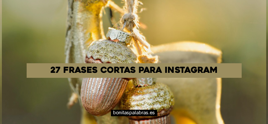 27 Frases Cortas para Instagram