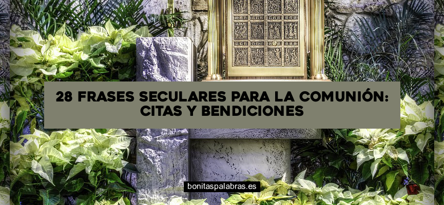 28 Frases Seculares para La Comunión: Citas Y Bendiciones