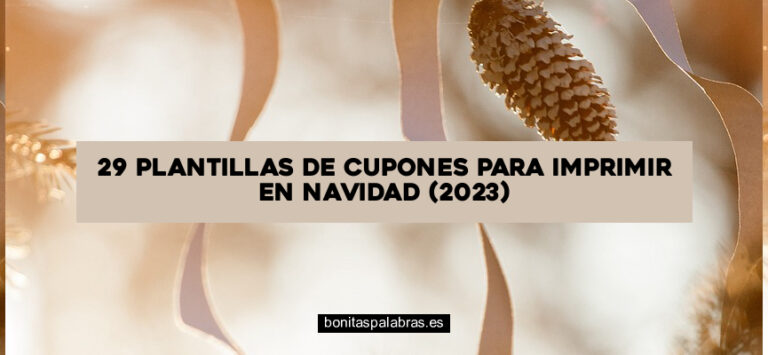 10 Plantillas de Cupones para Imprimir en Navidad (2024)