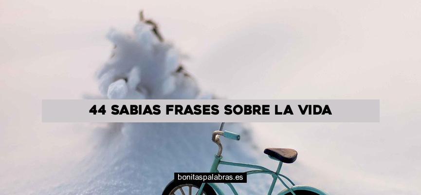 44 Sabias Frases sobre la Vida