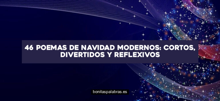 46 Poemas de Navidad Modernos: Cortos, Divertidos y Reflexivos