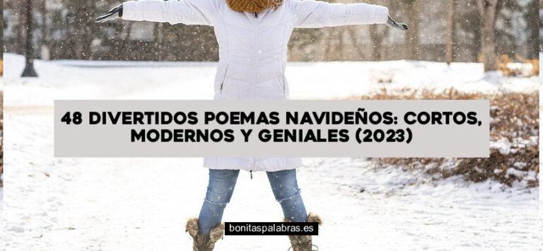 48 Divertidos Poemas Navideños: Cortos, Modernos y Geniales (2024)