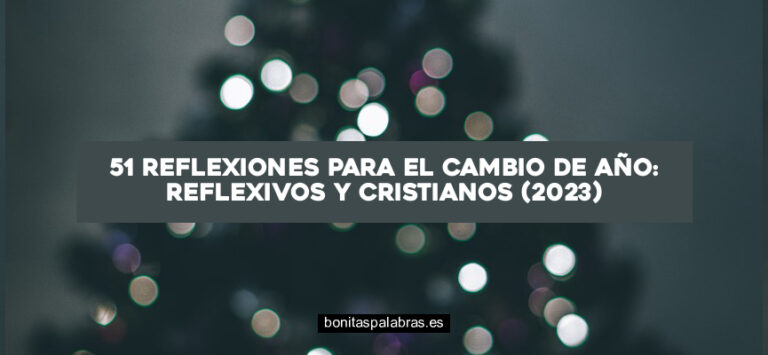 51 Reflexiones para el Cambio de Año: Reflexivos y Cristianos (2024)