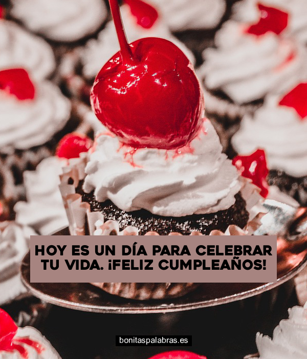 Imagen de Hoy Es Un Dia Para Celebrar Tu Vida Feliz Cumpleanos