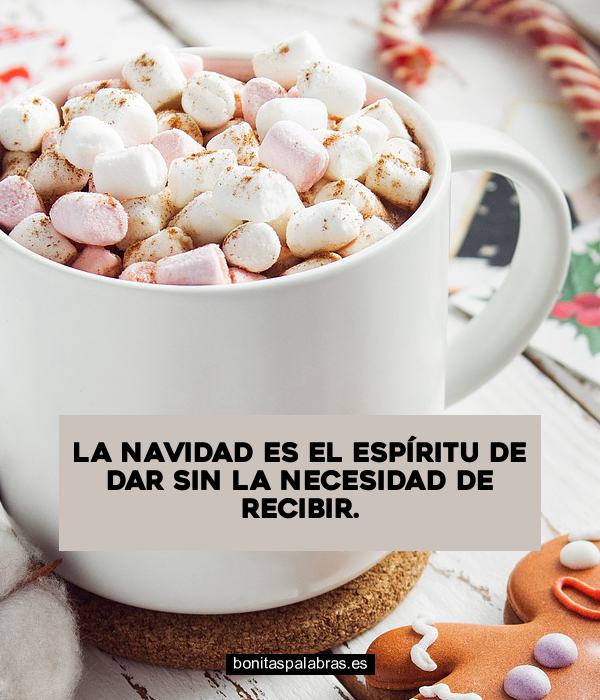 Imagen de La Navidad Es El Espiritu De Dar Sin La Necesidad De Recibir