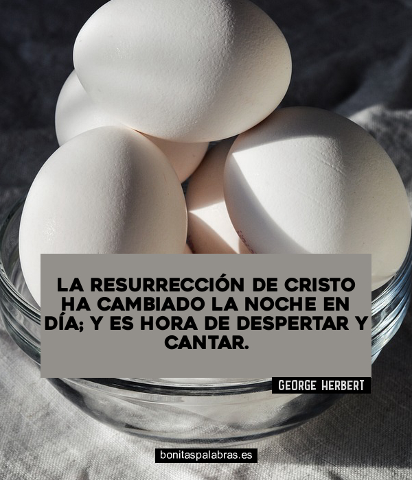 Imagen de La Resurreccion De Cristo Ha Cambiado La Noche En Dia Y Es Hora De Despertar Y Cantar