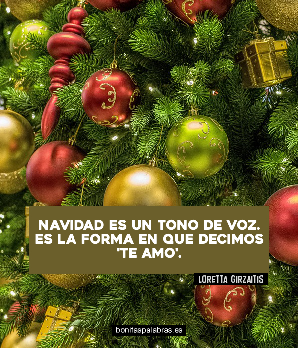 Imagen de Navidad Es Un Tono De Voz Es La Forma En Que Decimos Te Amo