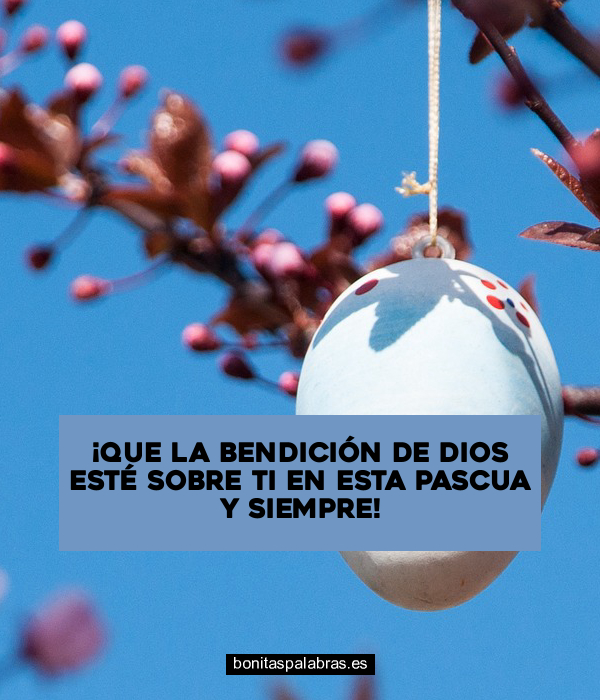 Imagen de Que La Bendicion De Dios Este Sobre Ti En Esta Pascua Y Siempre