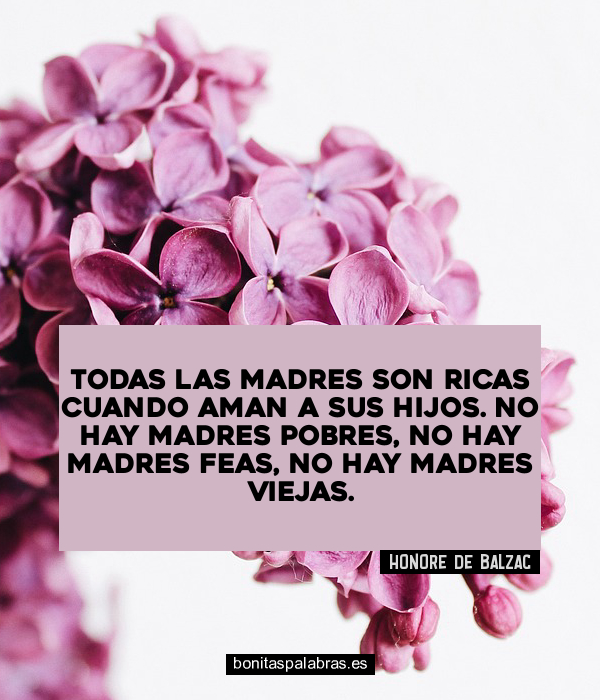 Imagen de Todas Las Madres Son Ricas Cuando Aman A Sus Hijos No Hay Madres Pobres No Hay Madres Feas No Hay Madres Viejas