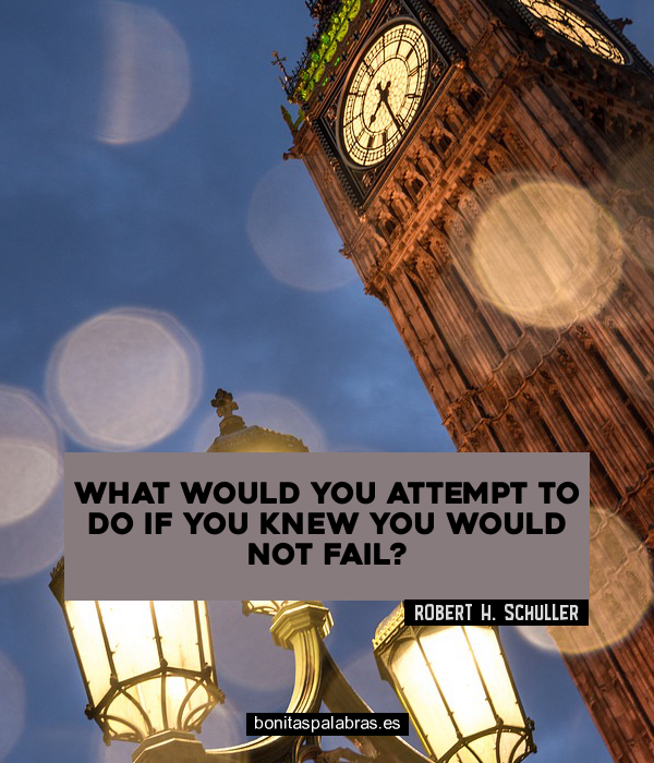 Imagen de What Would You Attempt To Do If You Knew You Would Not Fail