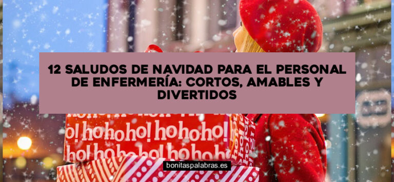 12 Saludos de Navidad para el Personal de Enfermería: Cortos, Amables y Divertidos