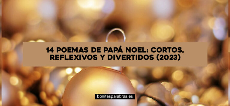 14 Poemas de Papá Noel: Cortos, Reflexivos y Divertidos (2024)