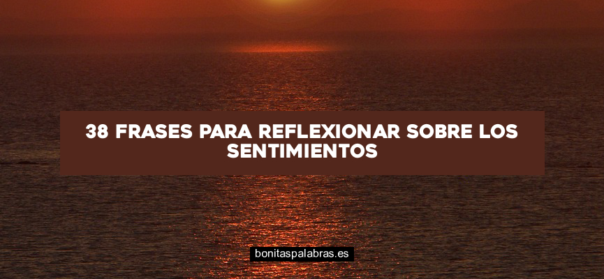 38 Frases para Reflexionar sobre los Sentimientos