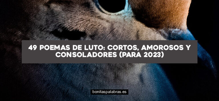 49 Poemas de Luto: Cortos, Amorosos y Consoladores (Para 2024)
