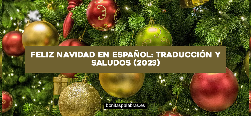 Feliz Navidad en Español: Traducción y Saludos (2024)
